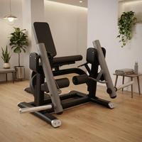 Machine d'exercice professionnelle durable à cadre métallique réglable pour usage commercial – Équipement de gym ISO pour extension des jambes