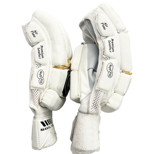 Guantes de Bateo de Cricket Mannu Sports Phantom, de Cuero, Ligeros, de Alta Calidad, para Todas las Temporadas, Par, Nuevo, Protección para las Manos - Product Image 3