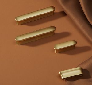 Juego de tiradores de latón de lujo con diseño de hoja, acabado dorado, decorativos para armarios, puertas y cajones, herrajes modernos para muebles - Product Image 1