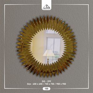 Elaborado con meticulosa atención al detalle, este espejo encarna la elegancia y un toque de glamour. - Product Image 2