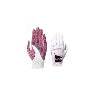 Gants de golf pour gauchers de haute qualité en gros avec emballage personnalisé en cuir PU coloré pour une meilleure adhérence à votre club - Product Image 2
