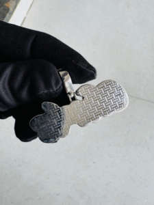 Caliente Popular precio al por mayor personalizado Moissanite Hip Hop joyería encanto collar VVS Moissanite completo blanco diamante colgantes - Product Image 2