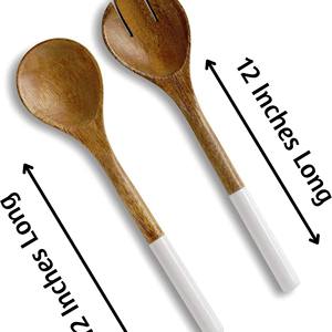 Fabriqué en Inde, respectueux de l'environnement, compatible lave-vaisselle, ustensiles à salade pour la cuisine à domicile, fabriqué en Inde - Product Image 2