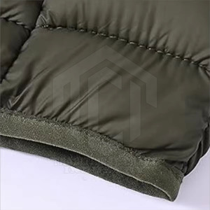 Stylish Hooded Bubble <b>Jacket</b> for Men <b>Lightweight</b> Winter <b>Casual</b> Wear Front Logo Modern Factory Direct Supplier - Product Image 3