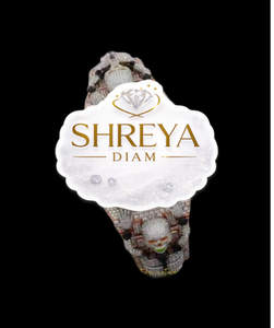 นาฬิกาอัตโนมัติหน้าปัดโครงเหล็กสแตนเลสสำหรับผู้ชาย-41 มม. คริสตัลแซฟไฟร์ประดับเพชรโมอิสซาไนต์เรืองแสงหรูหรา - Product Image 2