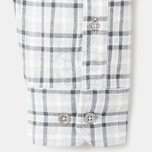 Camisa de franela para hombre de calidad premium, informal, con botones al frente, de algodón cepillado suave, con estampado a cuadros, corte regular, para uso diario. - Product Image 5