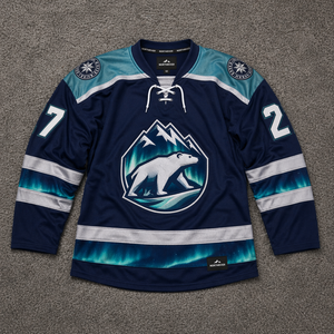 Pro Weight Mesh Ice Hockey Jersey Custom Team Uniforms with Stitched Tackle Twill & Sublimated Print Men Premium Athletic Shirts - Product Image 1