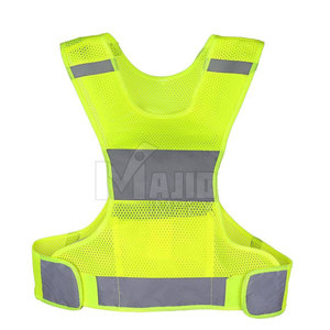 High Visibility Outdoor Jogging Fitness Exercise Gear High Vis <b>Running</b> <b>Vest</b> Reflective Safety Gear - Product Image 2