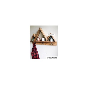 Porte-clés en bois artistique pour l'organisation de la maison, conçu pour compléter les espaces d'entrée avec un attrait décoratif pratique - Product Image 5