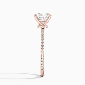Bague de Mariage de Luxe pour Femme en Argent 925 avec Moissanite Scintillante et Diamant, Sertie sur le Côté, Idéale pour les Événements et Cadeau Tendance - Product Image 2