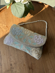 Pochette élégante à rabat floral, sac à main de soirée à motif floral pour femme, accessoire pour réception de mariage et occasions festives - Product Image 3
