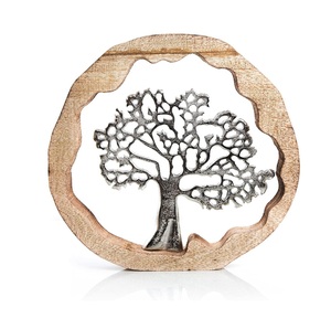 Sculptures d'arbres décoratives en aluminium avec un matériau robuste, une finition lisse et un charme durable pour la décoration intérieure. - Product Image 6