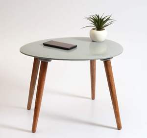 Table basse en bois |   Table de cocktail |   Table basse/table d'appoint pour la décoration du salon, de la chambre et du bureau (gris) - Product Image 2