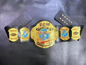 Ceinture de championnat de MMA hardcore plaquée or en cuir PU léger, personnalisable, unisexe, durable, équipement d'entraînement d'arts martiaux - Product Image 4