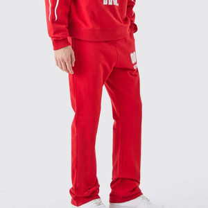 FARSH INTERNATIONAL Men's Winter Hooded Solid Custom Streetwear Jogging Full-Length Side Pockets 2-Piece <b>Tracksuit</b> - Product Image 5