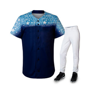 Conjuntos de Uniformes de Softbol Sublimados Personalizados Unisex, Ropa Deportiva de Alta Calidad, Transpirable, de Secado Rápido, 100% Poliéster, Marca Personalizada - Product Image 4