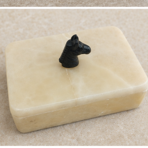 White Marble Cremation Urn <b>Keepsake</b> <b>Box</b> Leaf Knob Memorial Ashes Container for Home Display - Product Image 2