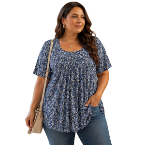 Oferta Caliente: Nuevo Vestido Casual Holgado de Verano con Estampado, Transpirable y Ecológico, de Algodón y Lino de Manga Corta - Product Image 1