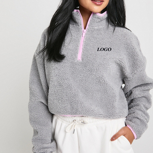 Sweat-shirt uni pour femme, confortable et décontracté, idéal pour l'hiver, durable, avec prix d'usine avantageux et service OEM, toucher doux, 2026 - Product Image 1