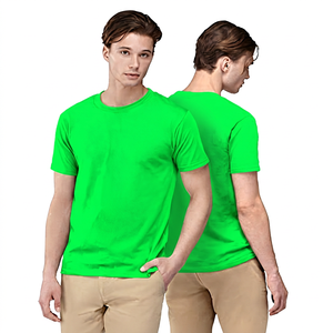 T-shirt sport respirant à manches courtes et col rond pour homme, en coton et fibre de bambou, coupe classique, imprimé numérique, tricot jersey noir - Product Image 6
