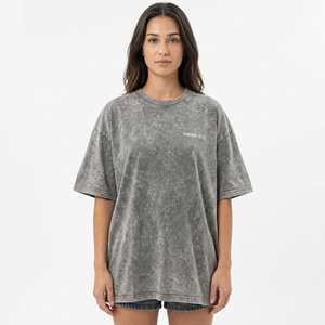 Camiseta holgada de talla grande para mujer, camiseta de verano de manga corta con cuello redondo, camiseta informal holgada de algodón para mujer - Product Image 4