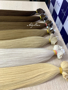 ต่อผมเวียดนามแท้ 100% ขายดีที่สุด ผมเวอร์จิ้นเรมี่ เย็บด้วยเครื่องแบบ Double Skin Weft ตรง  สามารถปรับแต่งสีได้ - Product Image 5