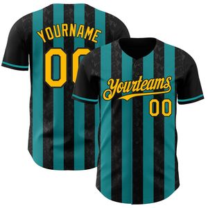 Custom Baseball Uniform Full Button Printed Short Sleeve Breathable Unisex Polyester Jersey Bulk Wholesale - Product Image 1
