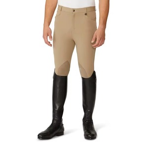 Stylish <b>Men</b> Horse Riding Breeches Slim Fit Stretch Trousers Customized Breathable Durable Equestrian Show Pants - Product Image 1