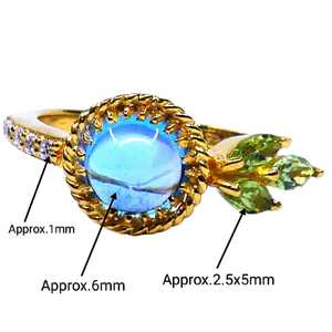 Classic 925 Silver <b>Turquoise</b> Pear Cut Gemstone <b>Ring</b> With Diamond Side Stones Women's Engagement Style - Product Image 2