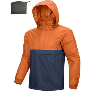 Veste de pluie pour homme avec logo personnalisé, prix de gros usine, impression sur mesure, veste de pluie unie pour homme, vente en gros, téléchargée par Dress Sports - Product Image 1