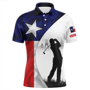 Camisetas Polo Ecológicas Personalizadas con Diseño 3D en Azul Marino, Dorado Antiguo y Dorado, Moda Sostenible, Personalizables para Marcas - Product Image 3