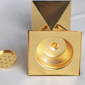 Brûleur d'encens Bakhoor traditionnel de luxe, 100% matières premières naturelles, pour la fragrance religieuse et domestique, écologique, durable, classique - Product Image 5