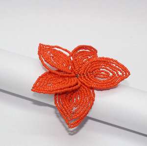 Anillos de Servilleta de Cristal con Diseño de Árbol y Flores, Ecológicos, Clásicos y Redondos para Bodas - Product Image 2