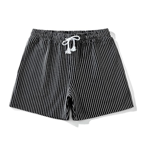 Pantalones Cortos Casuales de Verano para Hombre, Cintura Elástica, Color Sólido, Bordado con Estampado Digital, Secado Rápido, Ligeros - Product Image 3