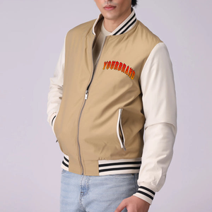 เสื้อแจ็คเก็ตหนังวาร์ซิตี้ปักลายแฟชั่นขายส่ง คุณภาพสูง - Product Image 1