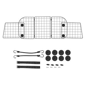 Barrière universelle pour chien pour voitures 36,6'' x 60'' – Barrière réglable en treillis métallique pour coffre et espace de chargement – Robuste pour siège arrière universel - Product Image 1
