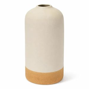 Jarrón de Cerámica Crema con Acabado Mate, Estilo Ramequín, Porcelana Minimalista, Apto para Lavavajillas, para Bautizo, 2-4 Pulgadas de Ancho, 4-8 Pulgadas de Alto - Product Image 4