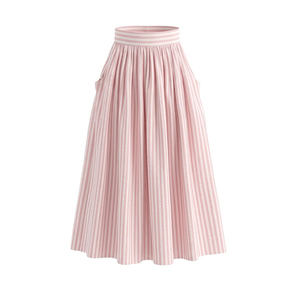 Falda de Mujer con Cintura Alta, Tejida, con Volantes, Sólida, Transpirable, Hecha a Medida, Material Duradero, Moda Urbana - Product Image 2