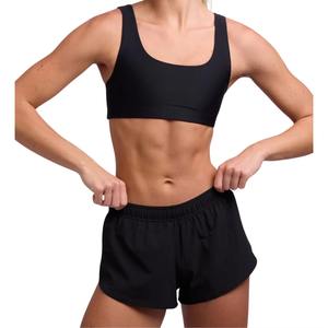 Soutien-gorge de sport personnalisé pour femme, super doux, à maintien élevé, dos en U, devant évidé, avec logo, idéal pour le yoga, la course et l'entraînement en salle de sport - Product Image 2