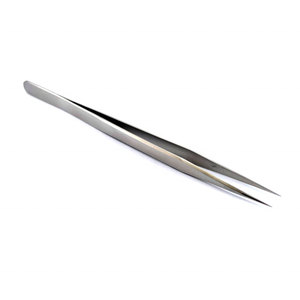 Pinzas de Acero Inoxidable con Punta Puntiaguda, Herramienta de Precisión para el Cuidado de las Pestañas, Pinzas Antiestáticas con Punta Puntiaguda, Herramienta de Belleza - Product Image 1