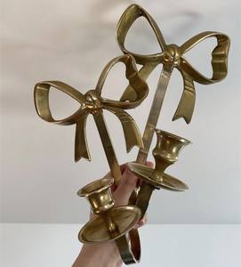 Applique Murale Décorative Dorée Style Royal, Luminaire Mural Vintage en Laiton pour Chambre, Salon, Hôtel, Éclairage Intérieur Classique - Product Image 1