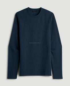 Sudadera Térmica de Invierno para Hombre de Primera Calidad, 100% Algodón, Transpirable, Diseño Sólido, Logotipo en Relieve, Cómoda - Product Image 4