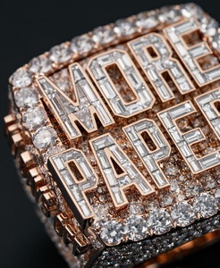 Bague Moissanite Iced Out de Luxe Hip Hop pour Homme, Bijou Tendance - Product Image 5