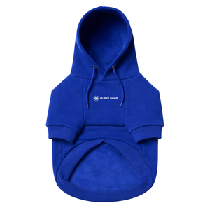 เสื้อฮู้ดสุนัขสีน้ำเงินมิดไนท์ ผ้าฟลีซนุ่ม เสื้อกันหนาวมีฮู้ด อุ่นสบาย ใส่ได้ในฤดูหนาว สำหรับสุนัขขนาดเล็กถึงกลาง ใส่ได้ทั้งในบ้านและนอกบ้าน - Product Image 4