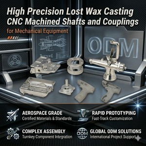 High Precision Lost Wax Casting CNC Machined Shafts and Couplings for Mechanical Equipment - Product Image 3