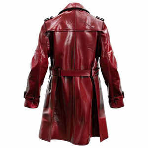 Gabardina Clásica Cruzada para Hombre, Manga Larga, con Cinturón, Cortavientos, Ligera e Impermeable para Otoño - Product Image 2