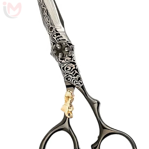 Stainless Steel Hair Styling Scissors Set Salon Hair Cutting and Texturizing <b>Shears</b> Barber Tools Kit for Stylists & Salons - Product Image 4