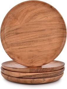 Elegante Plato de Madera para Cena con Artesanía Tradicional para Restaurantes de Alta Cocina y Decoración del Hogar - Product Image 5