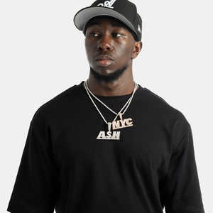 Custom <b>Letter</b> Iced Out Pendant <b>Necklace</b> for Men 925 Sterling <b>Silver</b> Moissanite Diamond Tennis Chain Hip Hop Jewelry - Product Image 3