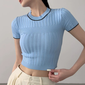 Camiseta informal estampada de verano para mujer, camiseta de manga corta, tela ligera y transpirable, Top cómodo y elegante para uso diario - Product Image 4